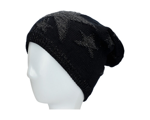 Gorro estilo hippie preto 