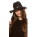 CHAPEU C/ FITA COURO