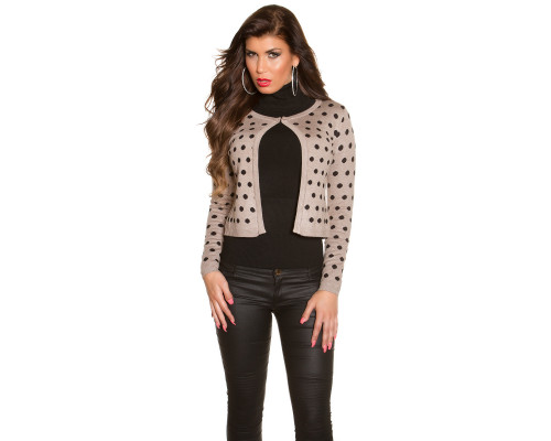 CARDIGÃ DE BOLINHAS CARDIGÃ DE BOLINHAS