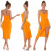 VESTIDO C/ ABERTURA COXA