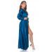 VESTIDO COMPRIDO C/ LOOK TRESPASSE