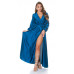 VESTIDO COMPRIDO C/ LOOK TRESPASSE