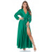 VESTIDO COMPRIDO C/ LOOK TRESPASSE