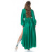 VESTIDO COMPRIDO C/ LOOK TRESPASSE