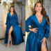 VESTIDO COMPRIDO C/ LOOK TRESPASSE