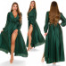 VESTIDO COMPRIDO C/ LOOK TRESPASSE