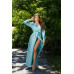 VESTIDO COMPRIDO C/ LOOK TRESPASSE