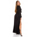 VESTIDO COMPRIDO C/ LOOK TRESPASSE