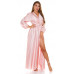 VESTIDO COMPRIDO C/ LOOK TRESPASSE