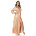 VESTIDO COMPRIDO C/ LOOK TRESPASSE