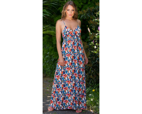 VESTIDO COMPRIDO VERÂO C/ IMPRESSÃO